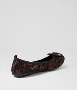 CORY BRONZE PAISLEY MICROSUEDE