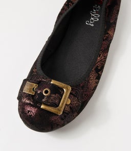 CORY BRONZE PAISLEY MICROSUEDE
