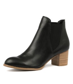 JALISES BLACK NATURAL HEEL SMOOTH