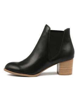 JALISES BLACK NATURAL HEEL SMOOTH