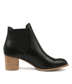 JALISES BLACK NATURAL HEEL SMOOTH