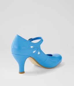 MENDY AQUA PATENT PU