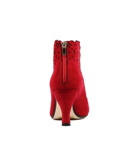 MAUDE RED MICROSUEDE