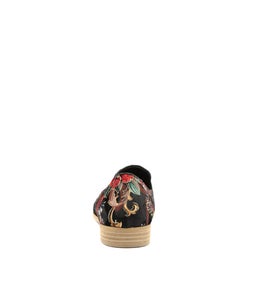 QUEM BLACK&RED FLORA VELVET