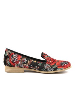 QUEM BLACK&RED FLORA VELVET