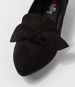 BOWEN BLACK MICROSUEDE