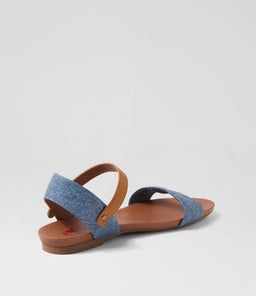SARATOGA BLUE DENIM TAN SMOOTH