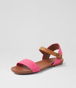 SARATOGA PINK DENIM TAN SMOOTH