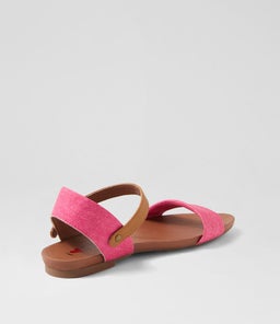 SARATOGA PINK DENIM TAN SMOOTH