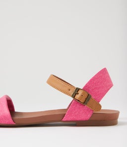 SARATOGA PINK DENIM TAN SMOOTH