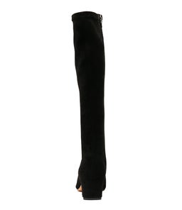 HOYTY BLACK STRETCH MICROSUEDE