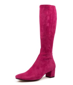 HOYTY FUCHSIA STRETCH MICROSUEDE