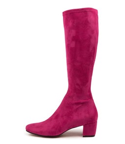 HOYTY FUCHSIA STRETCH MICROSUEDE