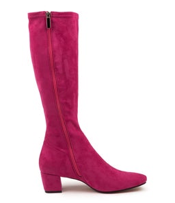 HOYTY FUCHSIA STRETCH MICROSUEDE