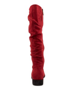 LIRAMA RED MICROSUEDE