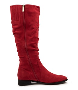 LIRAMA RED MICROSUEDE