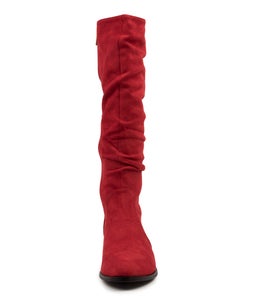 LIRAMA RED MICROSUEDE