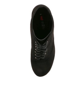 MARIBELLA BLACK MICROSUEDE