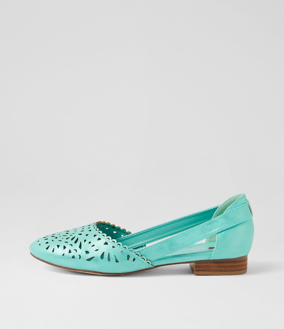 Alkoxy Sea Dust Flat Shoes