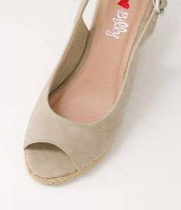 FABIANA IL LT TAUPE NUBUCK PU