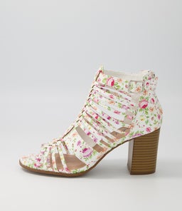 TILLIE IL WHITE FLORAL SMOOTH