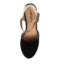 PASLEE IL BLACK MICROSUEDE