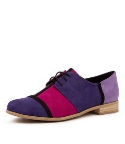 QUEZ IL PURPLE MULTI MICROSUEDE