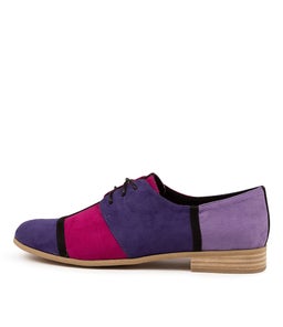 QUEZ IL PURPLE MULTI MICROSUEDE