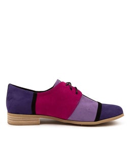 QUEZ IL PURPLE MULTI MICROSUEDE