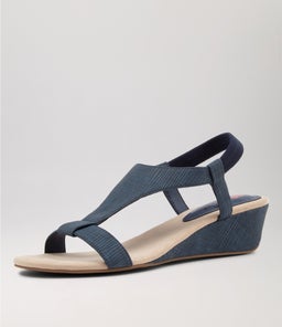 BUNRO IL DK BLUE GRID SMOOTH