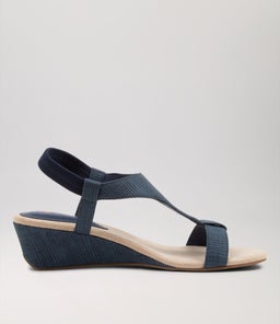 BUNRO IL DK BLUE GRID SMOOTH