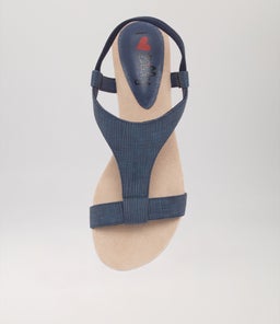 BUNRO IL DK BLUE GRID SMOOTH