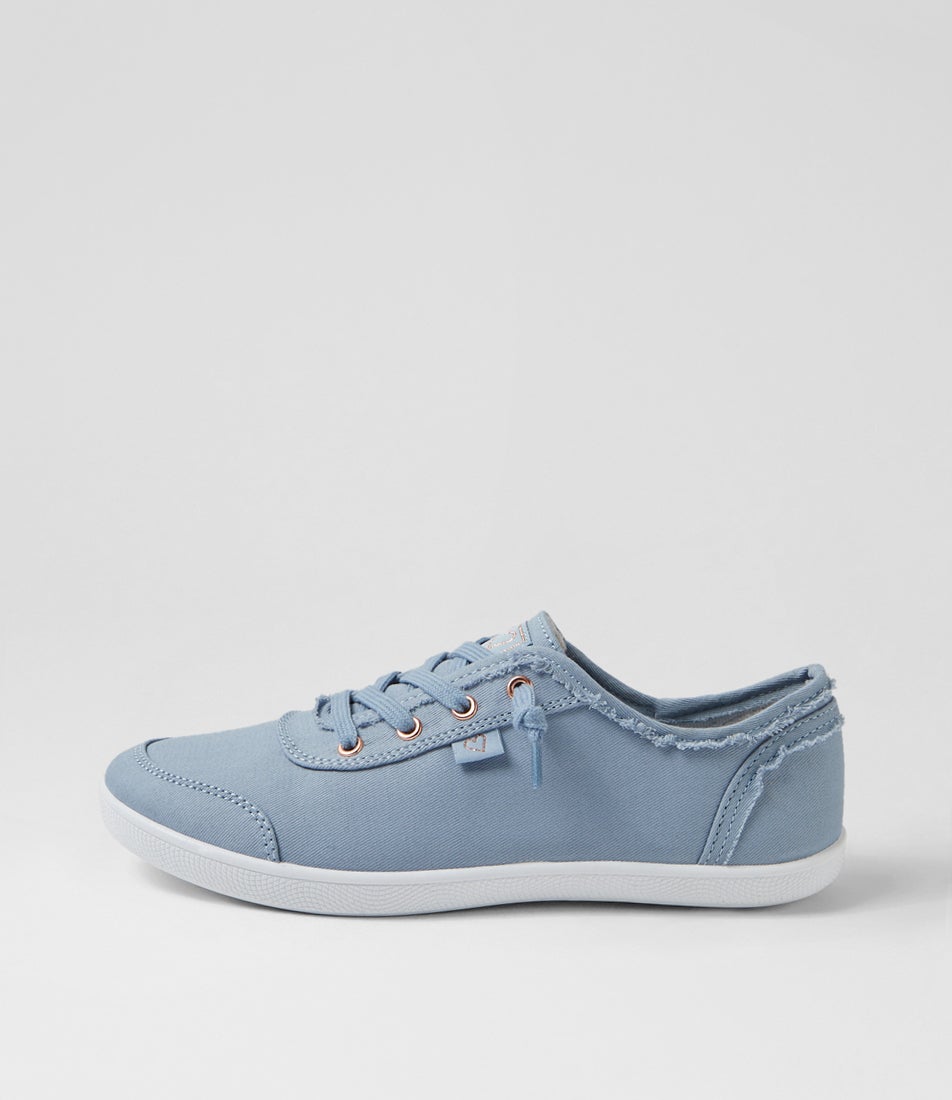 Mynka Denim Blue Canvas Lace Ups Sneakers Mynka Denim Blue Canvas Lace Ups Sneakers