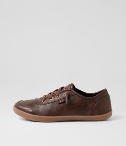 Mynka Lace Ups Choc Sneakers Mynka Lace Ups Choc Sneakers