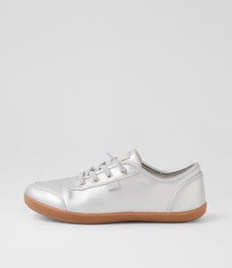 Mynka Lace Ups Silver Gum Sneakers Mynka Lace Ups Silver Gum Sneakers