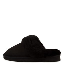 TOASTY IL BLACK BLACK LEATHER FUR