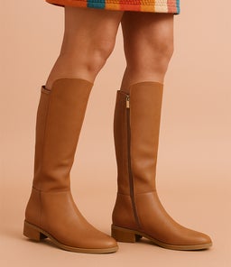 Telli2 Tan Stretch Boots Telli2 Tan Stretch Boots