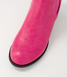 JALISES2 IL FUCHSIA BLACK HEEL SMOOTH