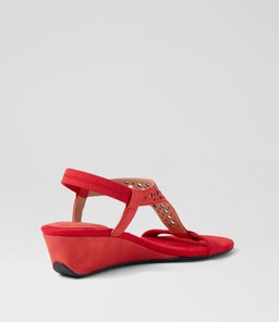 BEATRIZ IL RED NUBUCK PU