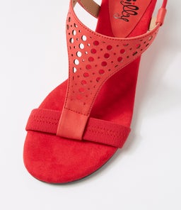 BEATRIZ IL RED NUBUCK PU