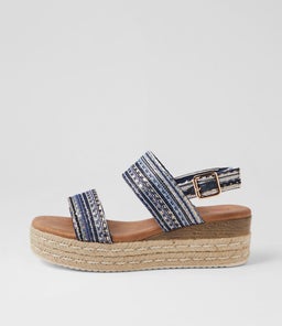 HALLA IL NAVY GLITZ SYN RAFFIA