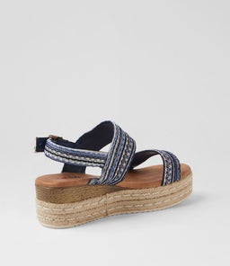 HALLA IL NAVY GLITZ SYN RAFFIA