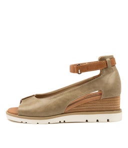 RENEY IL OLIVE TAN SMOOTH
