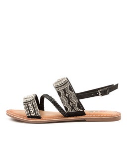 BABE IL BLACK SILVER MULTI LEATHER