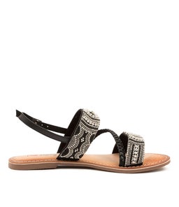 BABE IL BLACK SILVER MULTI LEATHER