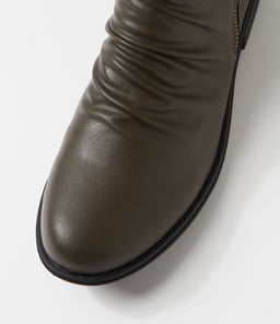 ROSIE IL OLIVE BLACK SOLE SMOOTH