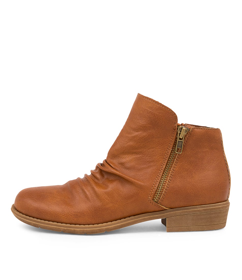 Rosie Tan Smooth Ankle Boots Rosie Tan Smooth Ankle Boots