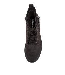 FENJA IL DK GREY RUBBED NUBUCK PU