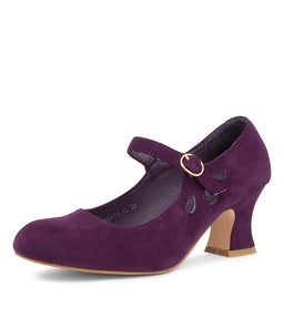 YEATS IL EGGPLANT MICROSUEDE