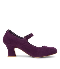 YEATS IL EGGPLANT MICROSUEDE